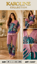 Pyjama d'été 2 pièces pour femmeبيجامة نسائية صيفية من قطعتين