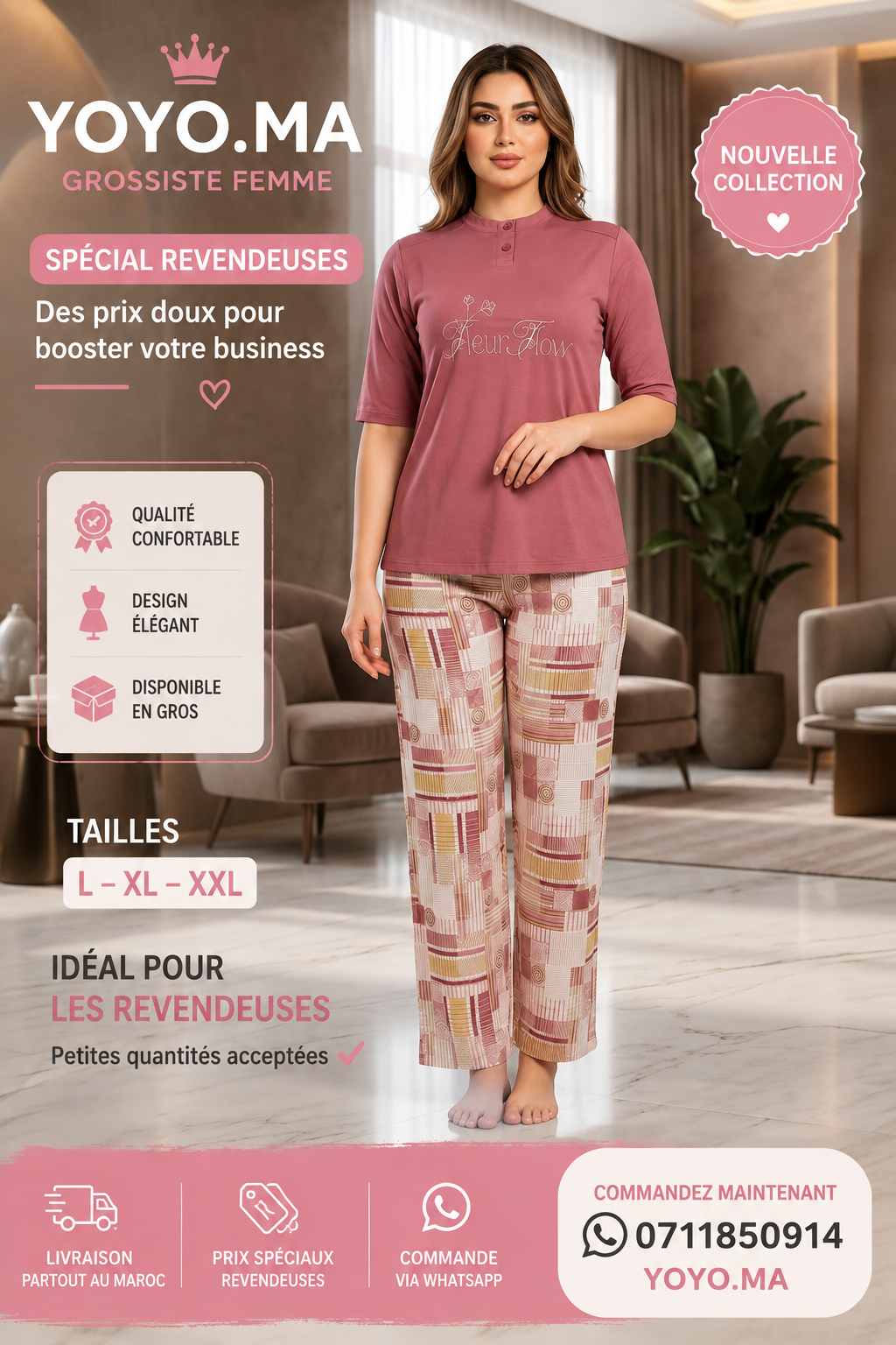 Ensemble Femme Confort & Élégance – YOYO.MA | L • XL • XXL